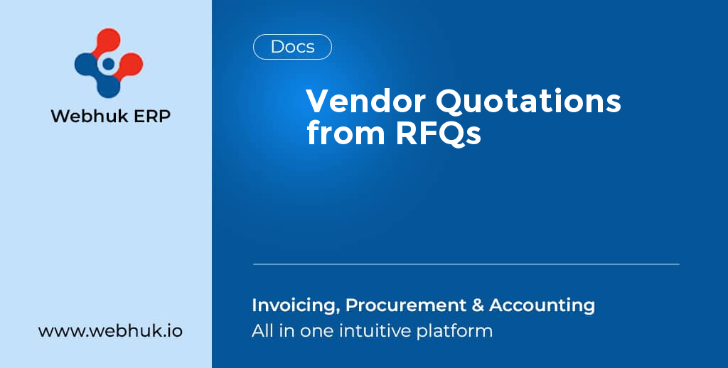 Vendor Quotations from RFQs