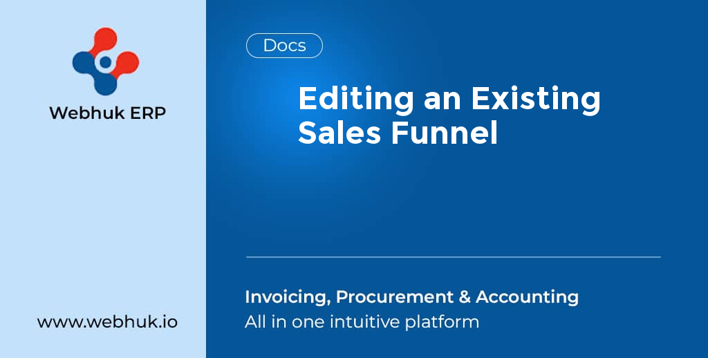 Editing an Existing Sales Funnel