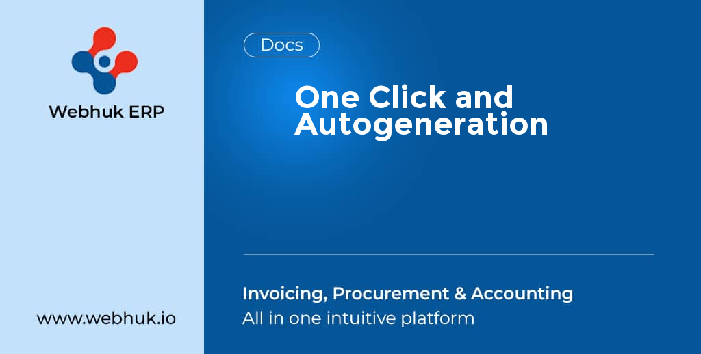 One Click and Autogeneration