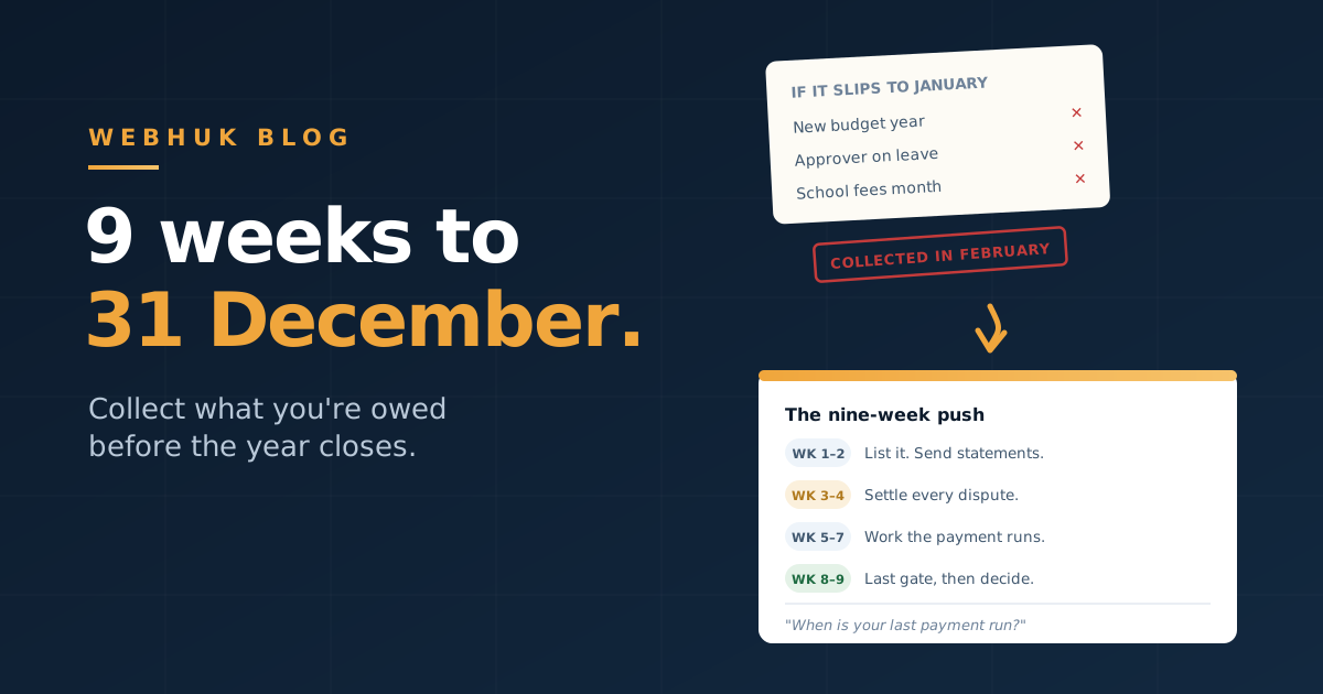 Get Paid Before 31 December: The Year-End Collections Push