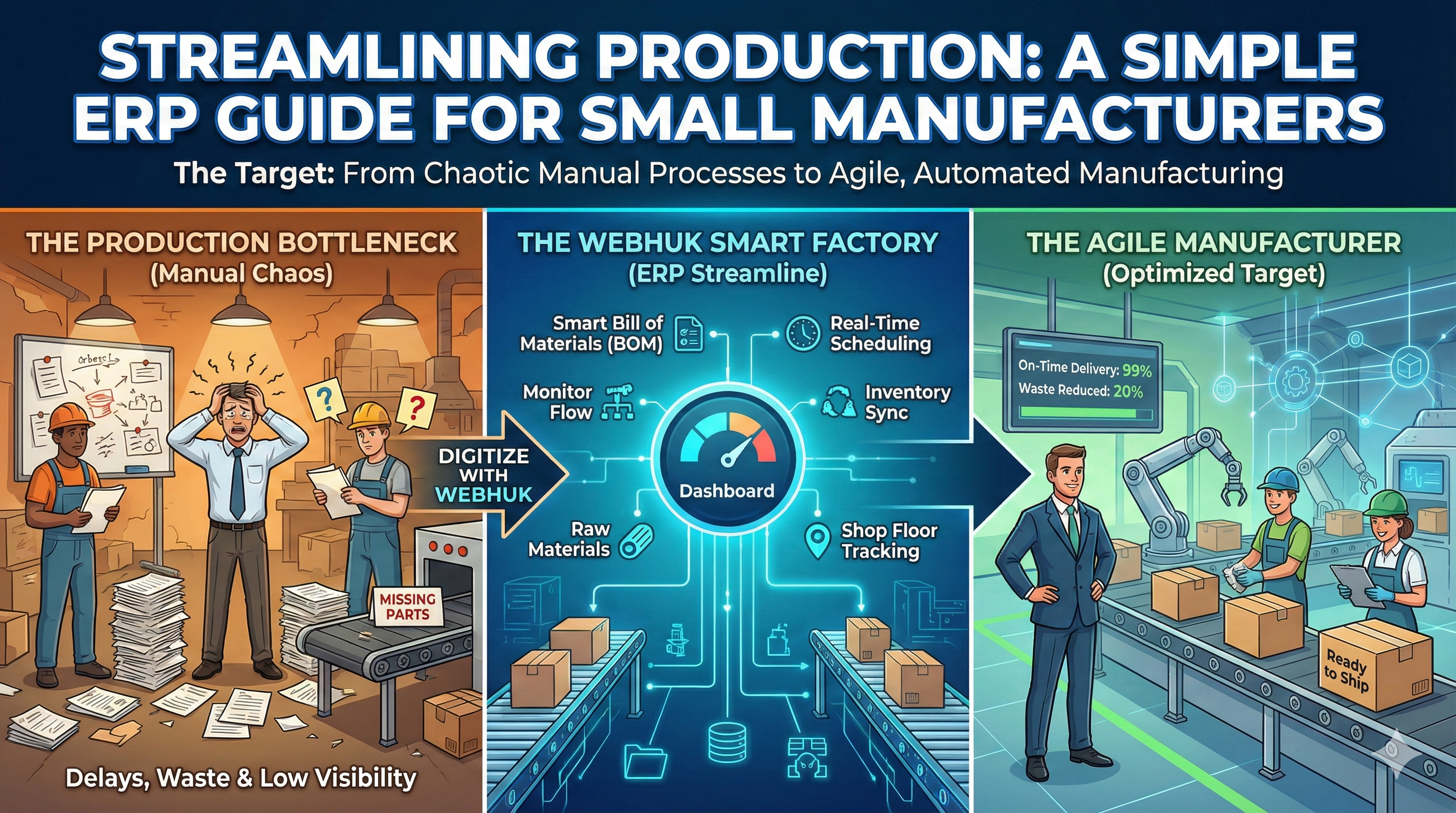 Streamlining Production: A Simple ERP Guide for Small Manufacturers Target